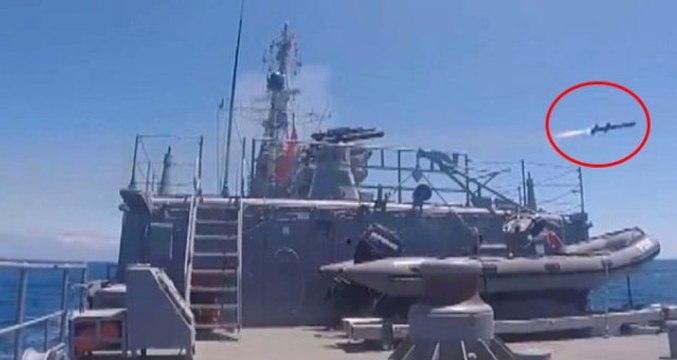 Milli Savunma Bakanlığı paylaştı! İşte yerli ve milli L-UMTAS füzesinin atış anı