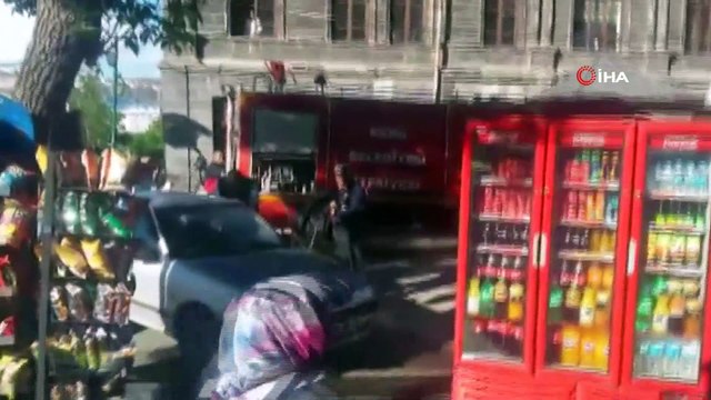 Kars’ta duman çıkan araç polis ve itfaiyeyi alarma geçirdi