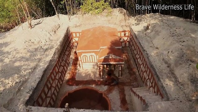Great Video Dig To Build Most Amazing Underground Swimming Pool And Underground Villa House