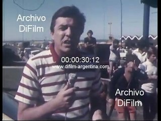 Ramon Andino entrevista al actor Emilio Disi en Mar del Plata 1981