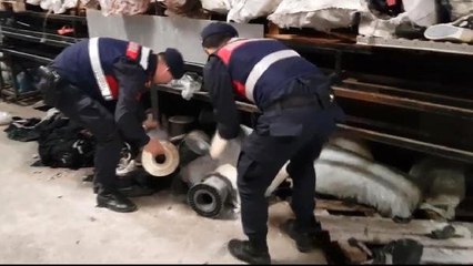 "Yed-i Emin" deposunda vinçli vurgun! Değeri dudak uçuklattı