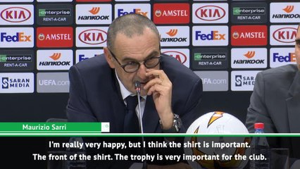 Europa League trophy important for Chelsea - Sarri