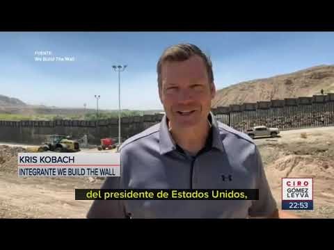 Ex militares de EUA construyen muro en la frontera con México | Noticias con Ciro Gómez Leyva