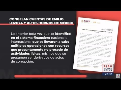 Congelaron cuentas del ex director de Pemex, Emilio Lozoya | Noticias con Ciro Gómez Leyva