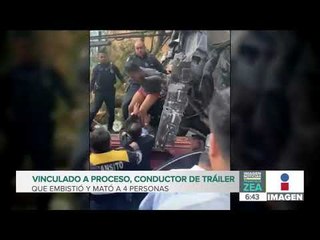 Vinculan a proceso al chofer de tráiler que mató a 4 personas en Santa Fe | Francisco Zea