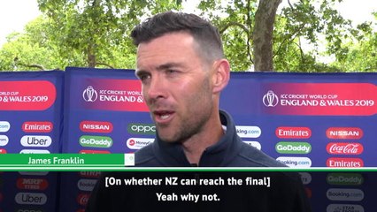 Experience could help New Zealand reach final - Franklin