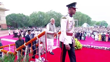 رئيس الوزراء الهندي يؤدي اليمين في مستهل ولايته الثانية