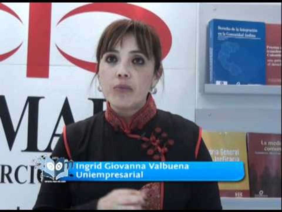 Feria del Libro de Bogotá 2010 - Entrevista a Ingrid Valbuena - Uniempresarial
