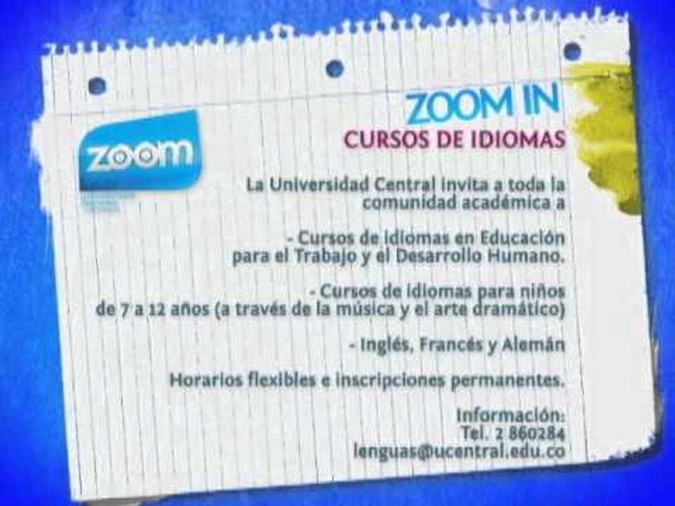 ZOOM IN   Cursos de Idiomas