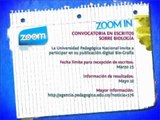 ZOOM IN   Convocatoria en escritos sobre biología