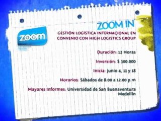 ZOOM IN - Gestión Logística Internacional En Convenio con High Logistics Group