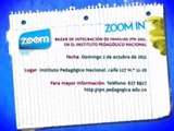 ZOOM IN - Bazar de integración de familias IPN 2011, en el Instituto Pedagógico Nacional