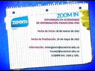 ZOOM IN - Diplomado en estándares de información financiera IFRS