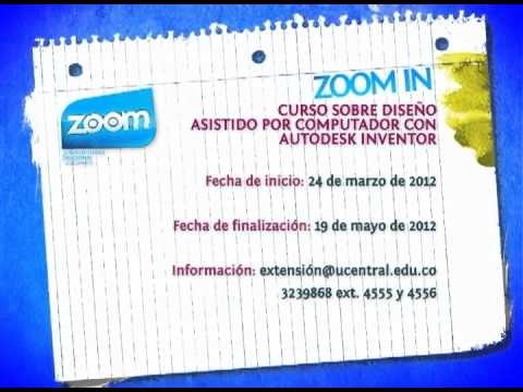 ZOOM IN - Curso sobre diseño asistido por computador Autodesk Inventor