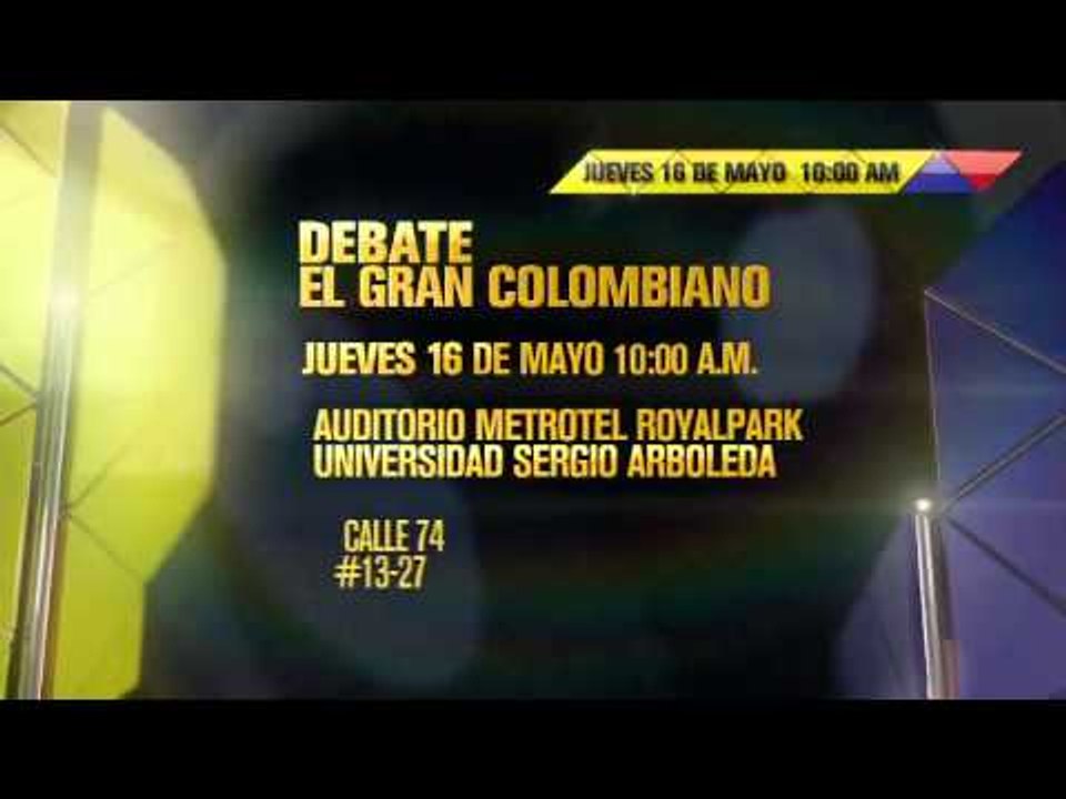 BOGOTÁ Debate El Gran Colombiano