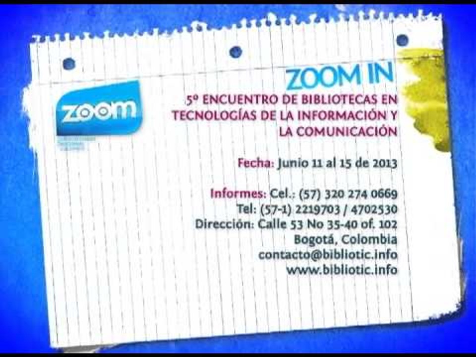 ZOOM IN   Bibliotic 2013