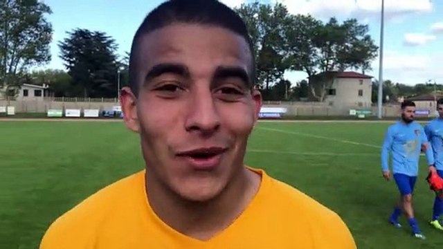 Coupe du Rhône (1/2 finale) – Malik MALOUNI réagit après l’élimination de MDA FOOT B contre le FC VAULX B