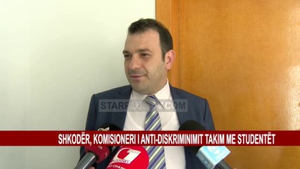 SHKODËR, KOMISIONERI I ANTI-DISKRIMINIMIT TAKIM ME STUDENTËT