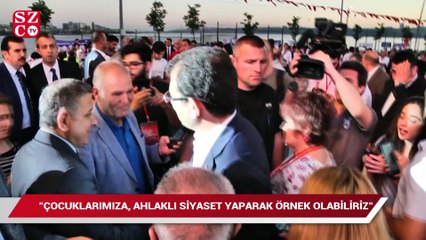 İmamoğlu: Çocuklarımıza, ahlaklı siyaset yaparak örnek olabiliriz