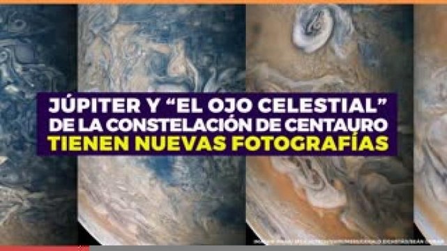 Tecnología y Ciencia | Un ojo celestial y la atmósfera de Júpiter, capturados por la NASA