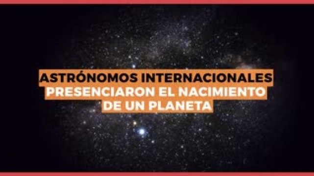 Tecnología y ciencia | Científicos toman fotografía a planeta recién nacido