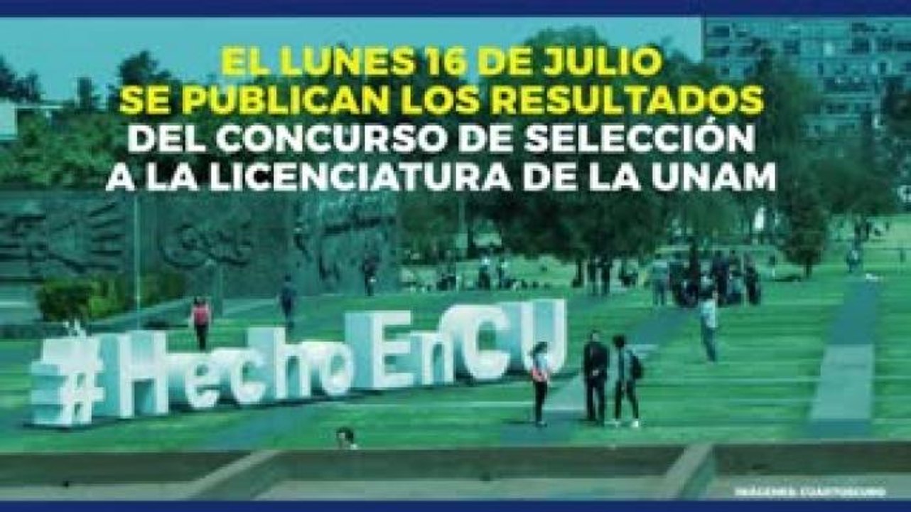 Nacional | Sigue estas recomendaciones para consultar tus resultados de la UNAM
