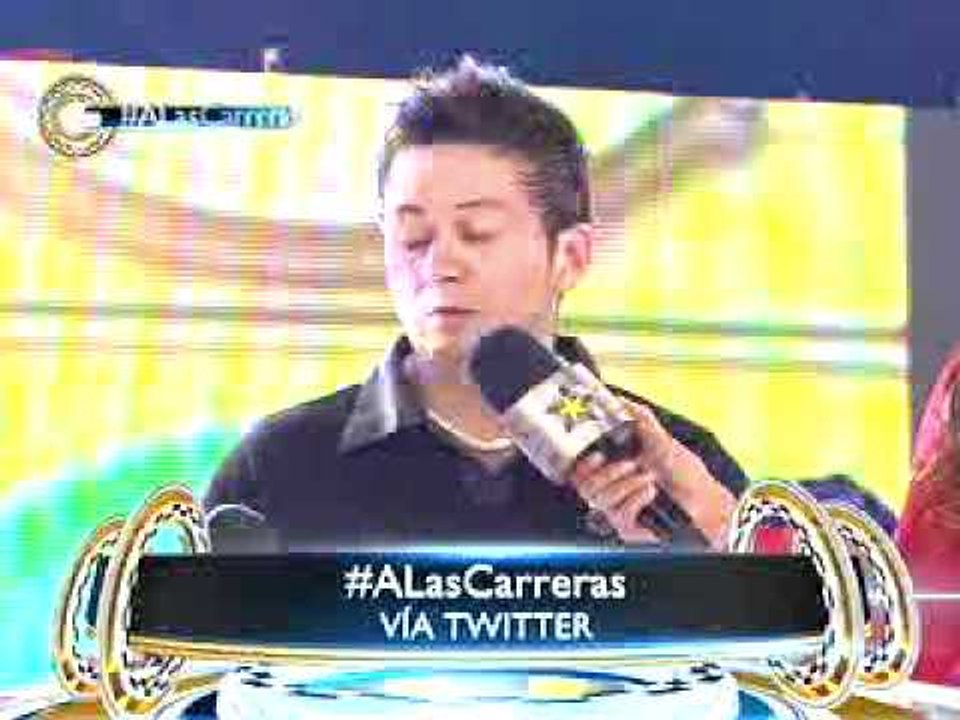 Los concursantes de  alas Carreras