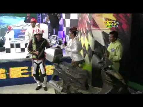 Eloísa Guajardo tiene un accidente en Alas carreras