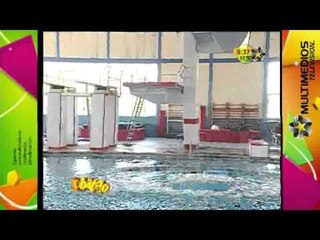 El Hijo del Ninja en la prueba de los clavados