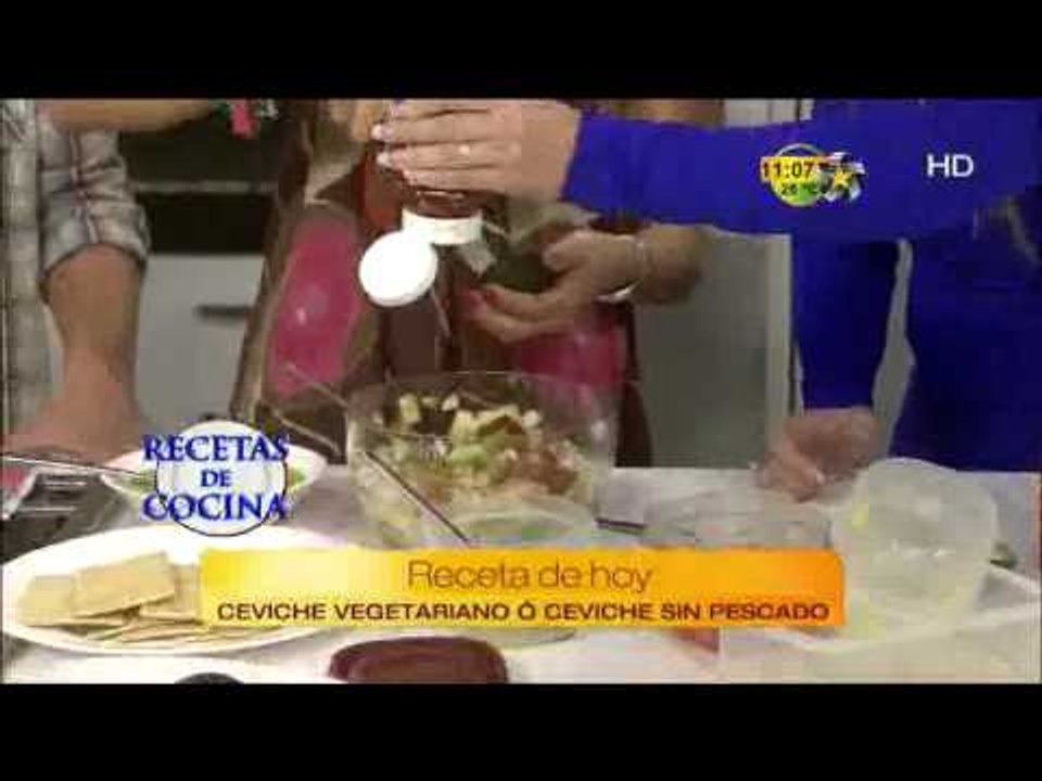 Ceviche Vegetariano o Ceviche sin pescado