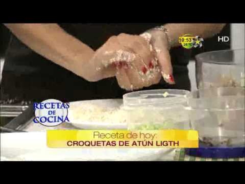 Receta Croquetas de Atún ligth
