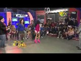 Drago y Jessy Bailan en Las Posadas