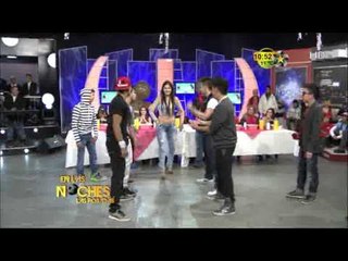Anel  con los chavos del Ballet de  pgb