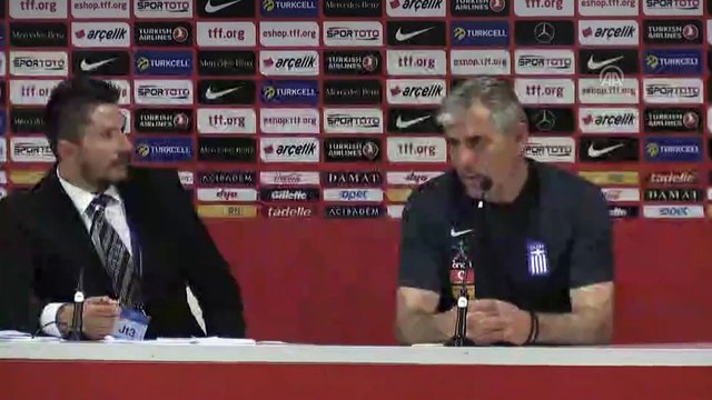 Türkiye-Yunanistan maçının ardından - Teknik direktör Angelos Anastasiadis - ANTALYA