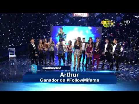 Ganador de Followmi Fam@ Arthur