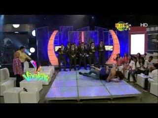 Fuerte caída de Gil Garza & Gisselle en Vivalavi