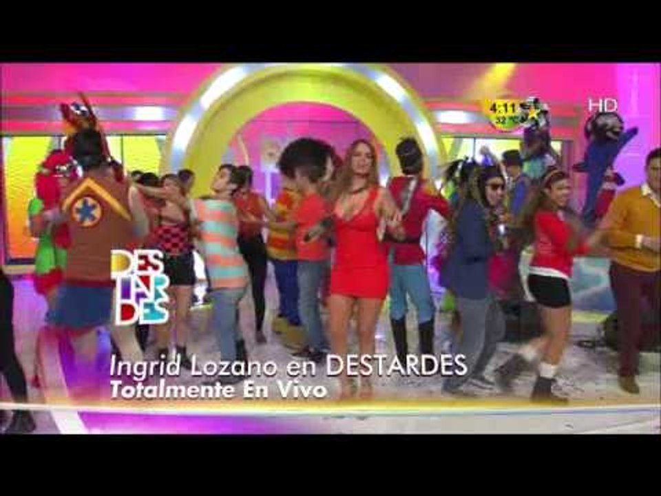 Ingrid Lozano canta en Destardes
