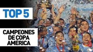 Top 5 campeones de Copa América