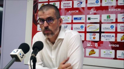 En conférence de presse : J.A.VCM / Gries-Oberhoffen (1/4 de finale Playoffs Pro B)