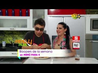 Menú para 4 (Bloopers)