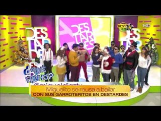 Miguel Díaz no le gusta bailar