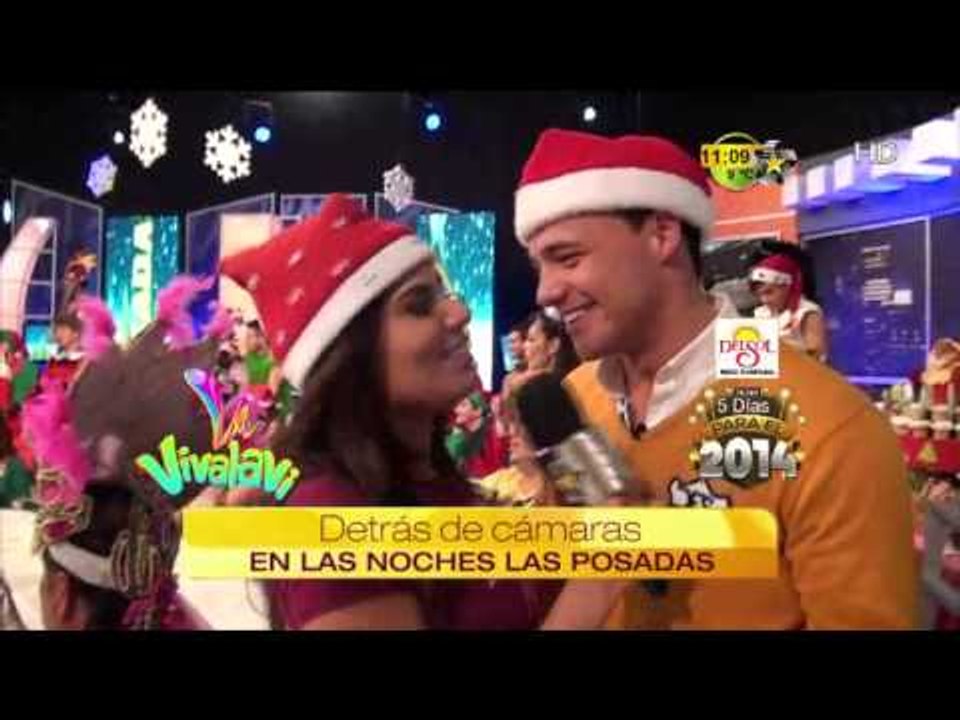 Detrás de cámaras en las Noches Las Posadas