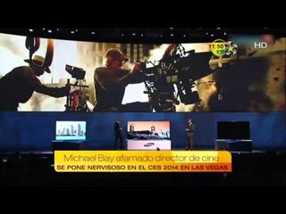 Michael Bay se pone nervioso en el CES 2014