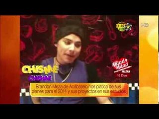 Brandon Meza comparte sus planes