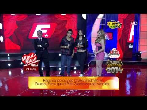 Chavana se molesta en Premios Fama