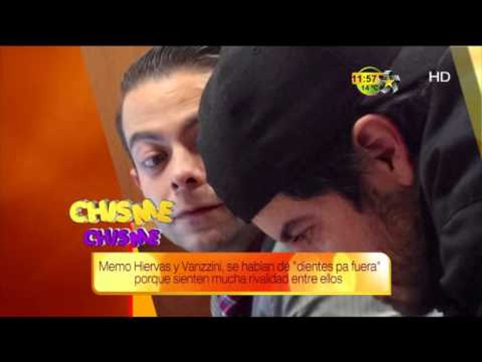 Memo Hiervas y Vanzzini, se hablan de  dientes pa fuera  porque sienten mucha rivalidad entre ellos