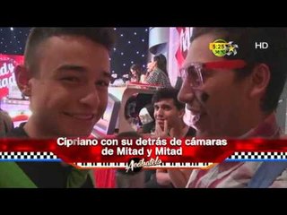 Cipriano es acompañado por Jerry en Mitad y Mitad