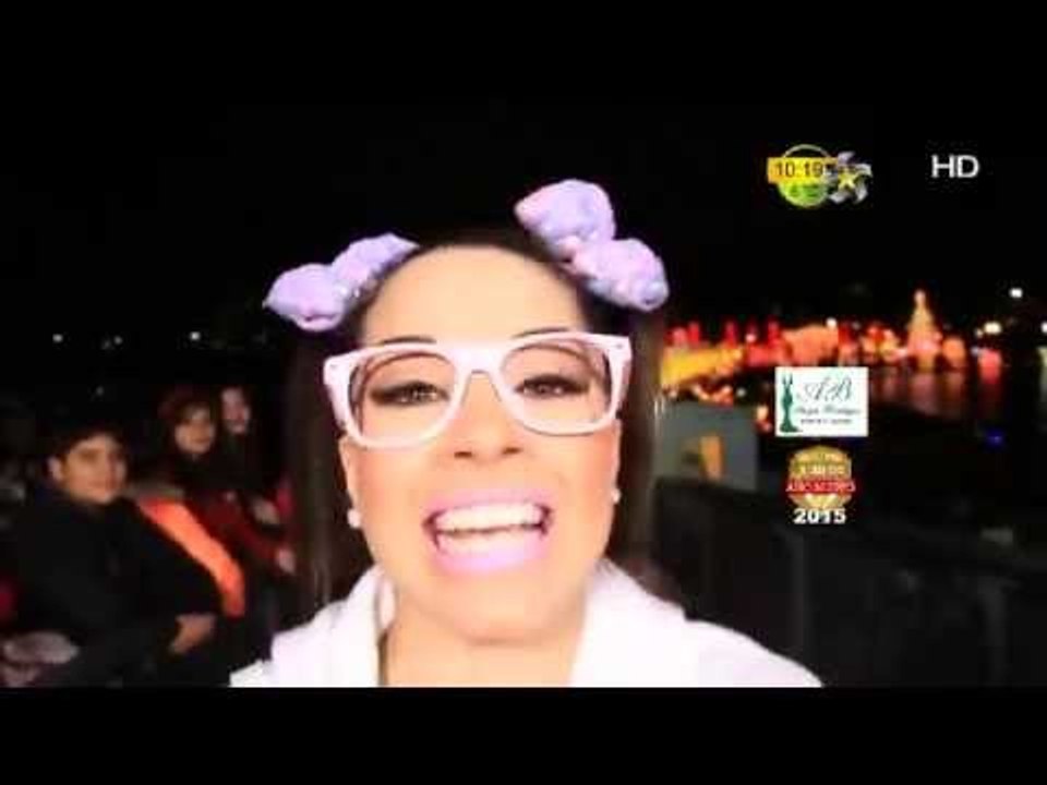 Maruca festejando el año nuevo