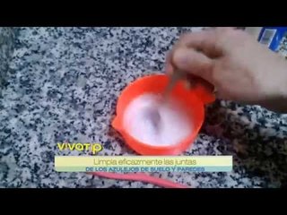 Limpia eficazmente las juntas de los azulejos