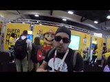 Area de videojuegos en la Comic-Con 2015 en San Diego